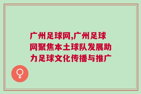 廣州足球網,廣州足球網聚焦本土球隊發展助力足球文化傳播與推廣